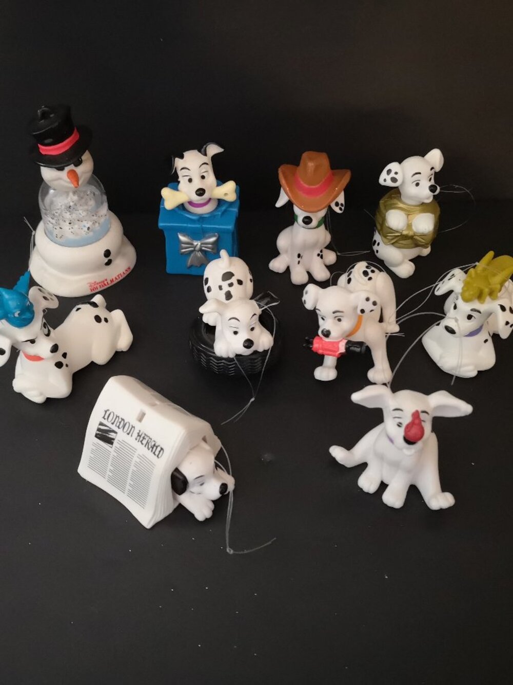 Lot of 10 - Disney McDonalds Happy Meal Ornaments 101 Dalmatians Lot #4